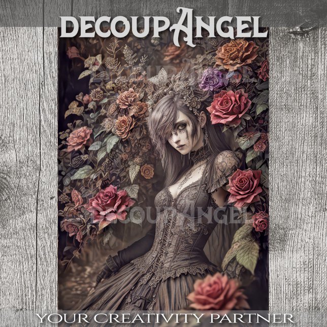 Mystical Witch: Hannah - Decoupage -  Tissue Paper (Creator Uploaded)