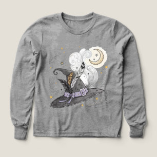 Mystical Witch Hat & Crescent Moon Halloween