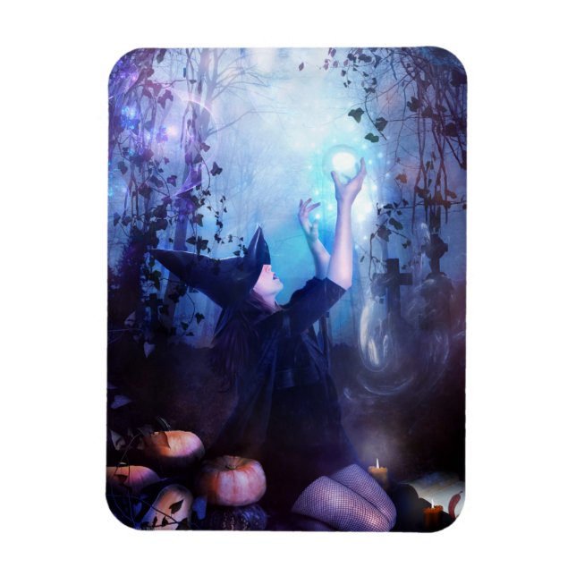 Mystical Witch Magnet (Vertical)