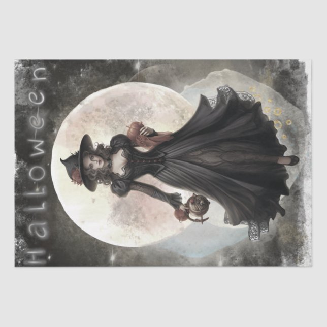 Mystical Witch Tissue Paper (Front)