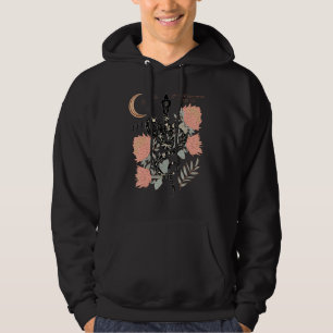 Mystical Witchy 777 Angel Number Snake Flower Aest Hoodie