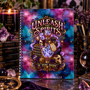 Mystical Witchy Apothecary Potion Art Notebook