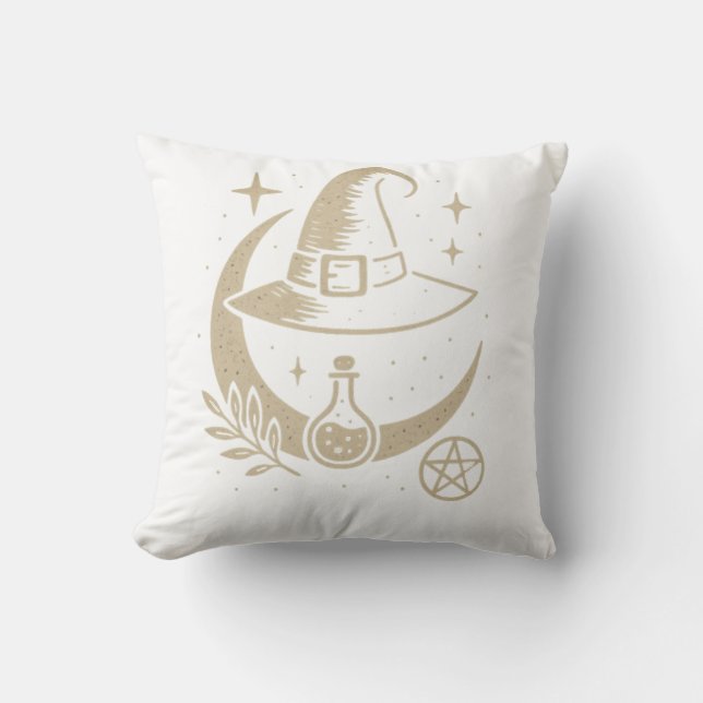 Mystical Witchy Pillow (Front)