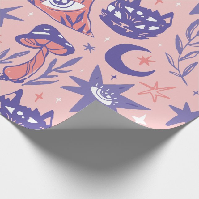 Mystical Witchy Wrapping Paper (Corner)