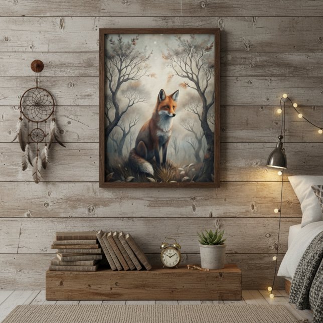 Mystical Woodland Fox Poster (Creator Uploaded)