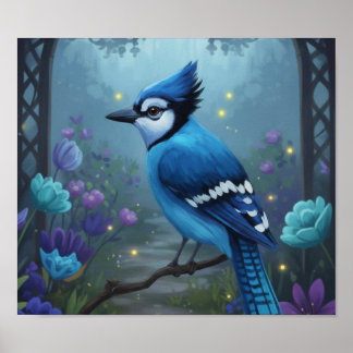 MysticBlueJay Poster