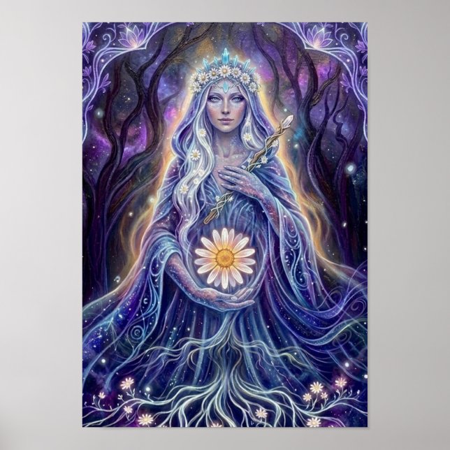MysticDaisyGoddess Poster (Front)