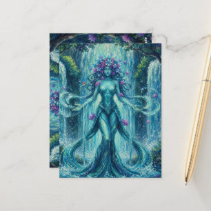 MysticWaterFallWitch Postcard