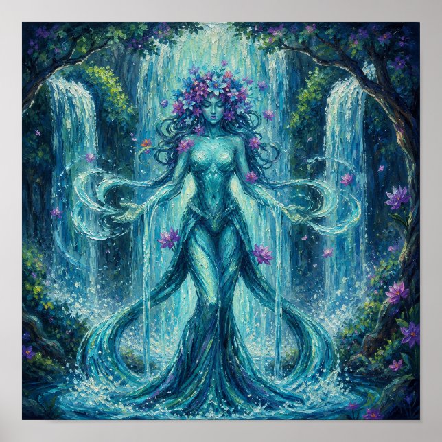 MysticWaterFallWitch Poster (Front)