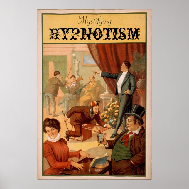 Mystifying Hypnotism VAUDEVILLE Poster (Front)