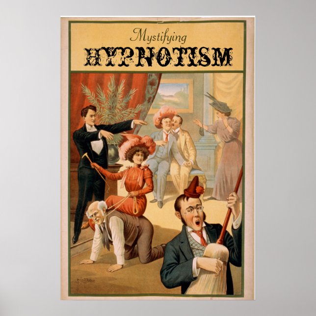 Mystifying Hypnotism VAUDEVILLE Poster (Front)