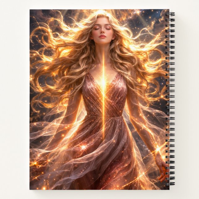 Mystik Woman Notebook – Your Space for Thoughts (Back)