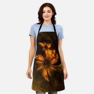 Mystique Garden Abstract Art Apron