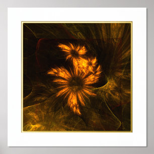 Mystique Garden Abstract Art Foil Prints