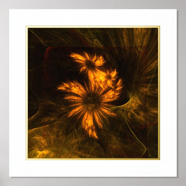 Mystique Garden Abstract Art Foil Prints (Front)