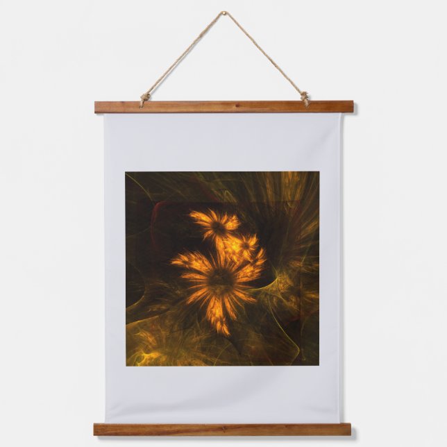 Mystique Garden Abstract Art Hanging Tapestry (Front)