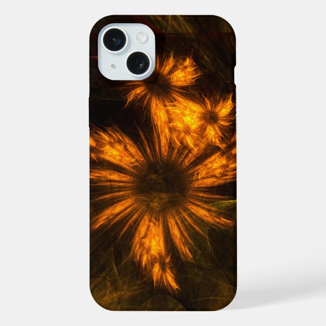 Mystique Garden Abstract Art iPhone Case (Back)