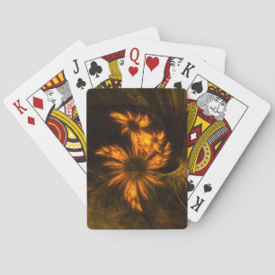 Mystique Garden Abstract Art Playing Cards