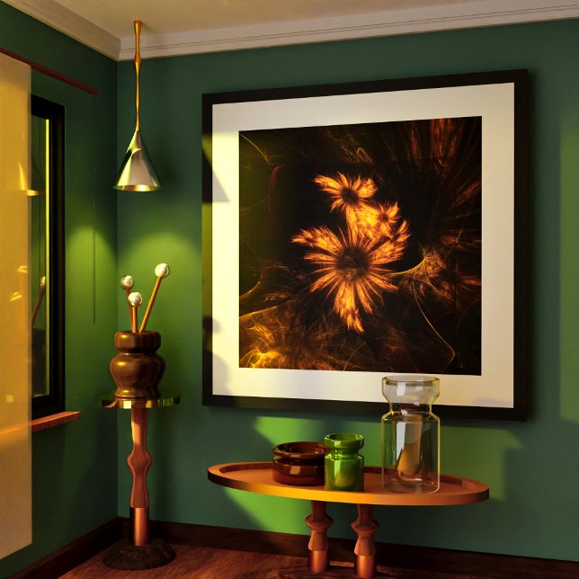 Mystique Garden Abstract Art Print (Mystique Garden Abstract Art Poster)