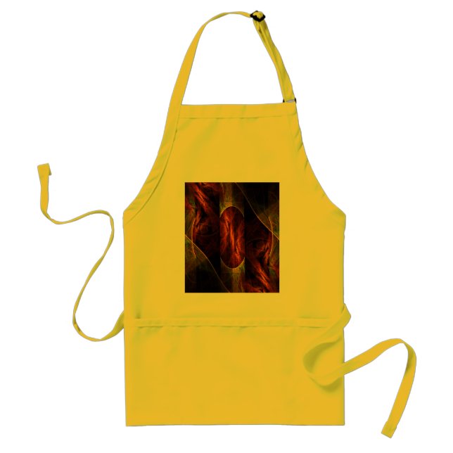 Mystique Jungle Abstract Art Apron (Front)