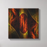 Mystique Jungle Abstract Art Black and White