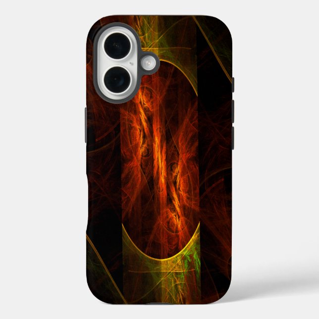 Mystique Jungle Abstract Art Case-Mate iPhone Case (Back)