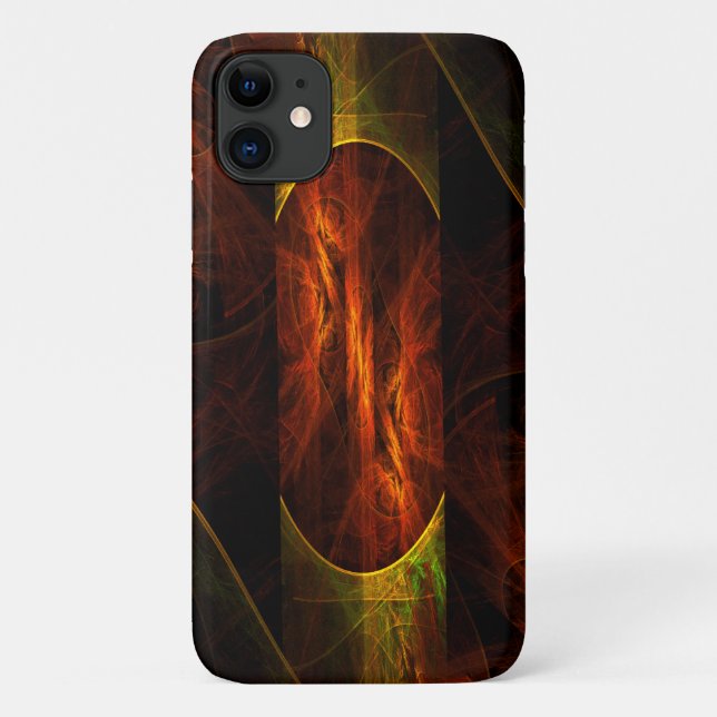 Mystique Jungle Abstract Art Case-Mate iPhone Case (Back)