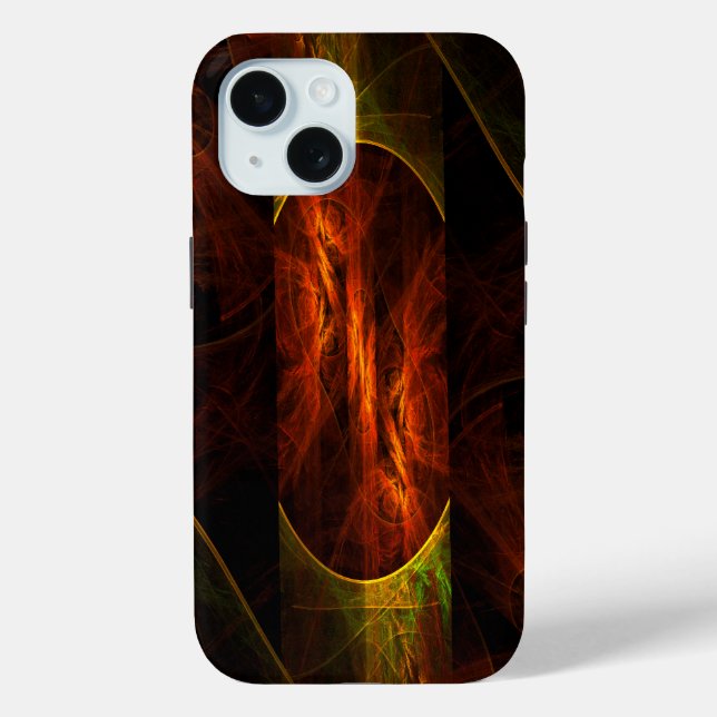 Mystique Jungle Abstract Art Case-Mate iPhone Case (Back)