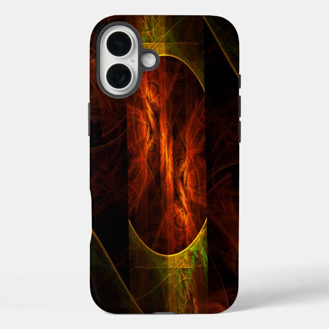 Mystique Jungle Abstract Art Case-Mate iPhone Case (Back)