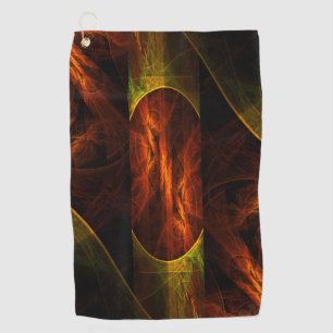Mystique Jungle Abstract Art Golf Towel