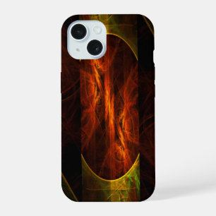 Mystique Jungle Abstract Art iPhone 15 Case