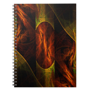 Mystique Jungle Abstract Art Notebook