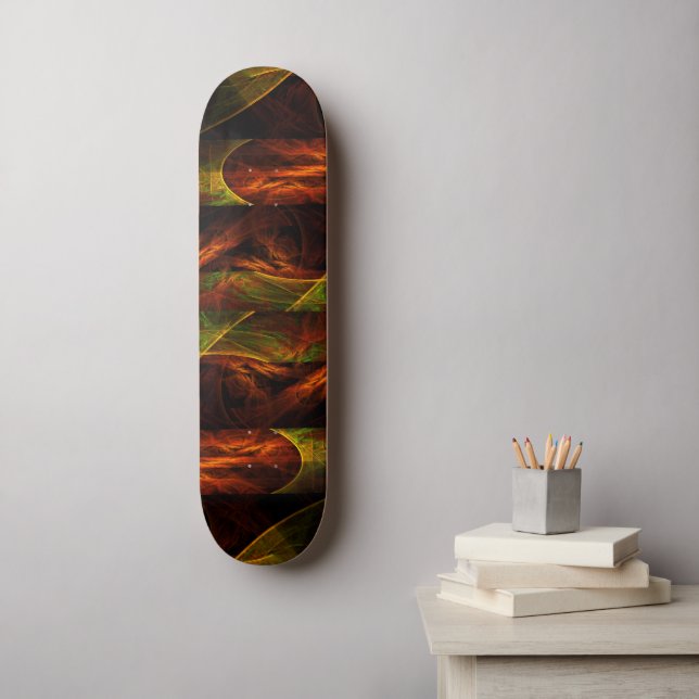 Mystique Jungle Abstract Art Skateboard (Wall Art)
