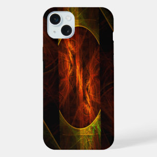 Mystique Jungle Modern Abstract Fractal Art iPhone 15 Plus Case