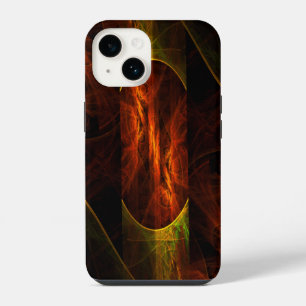 Mystique Jungle Modern Abstract Fractal Art iPhone 14 Case