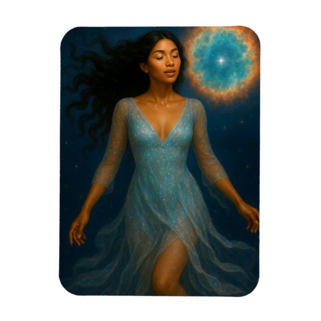 Mystique Woman Magnet - symbol of your inner stren (Vertical)