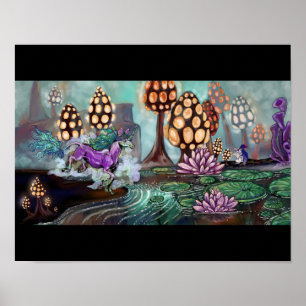Mysts of the Glowshrooms Poster