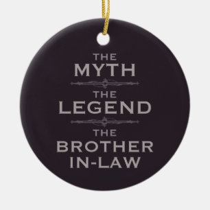 Myth Legend Brother-In-Law Ceramic Tree Decoration