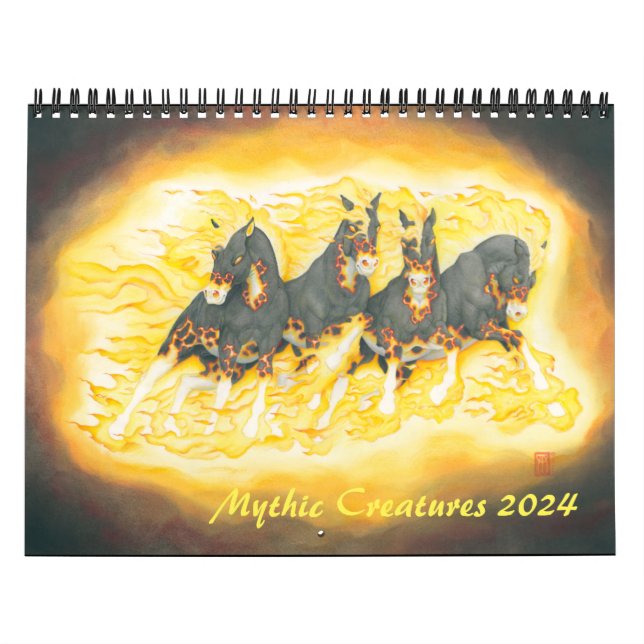 Mythic Creatures 2023 Calendar (Cover)
