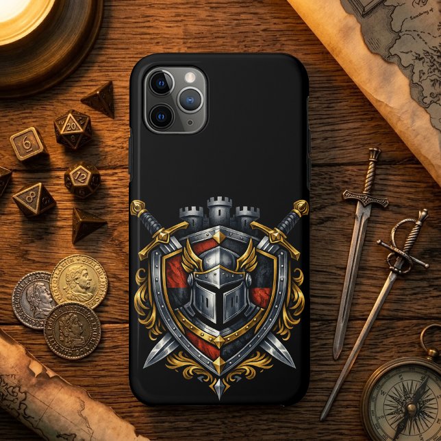 Mythic Realms Knightly Crest Case-Mate iPhone Case (Creator Uploaded)