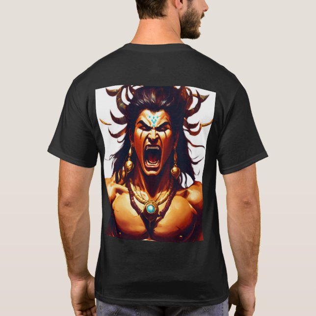 "Mythic Realms: Legendary Creature Tee" T-Shirt (Back)