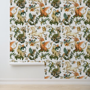 Mythical Animals Forest Creatures Wallpaper