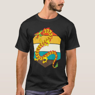 Mythical Asian Animal Fantasy Creature Retro Chine T-Shirt