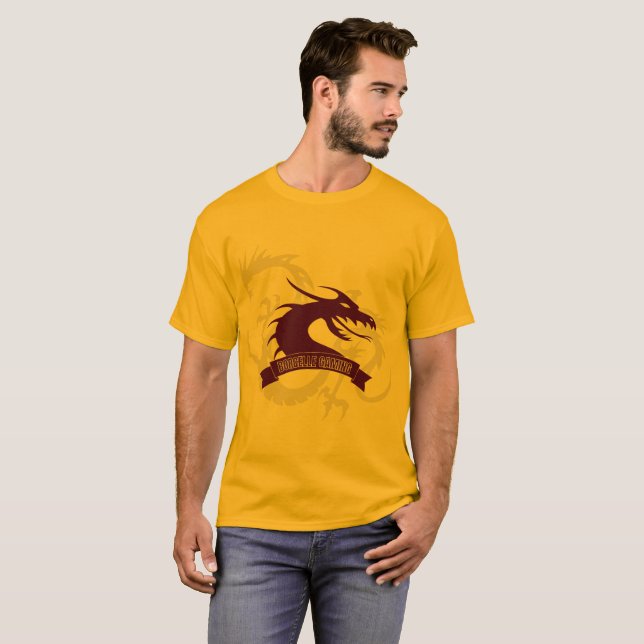 Mythical Beast Graphic Tee For Men  (Front Full)
