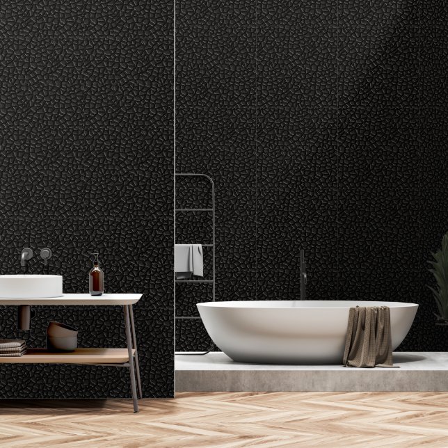 Mythical Black Dragon Scale Wallpaper (Bathroom)