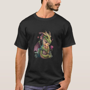 Mythical Creature Fans Dragon Mum Hugging A Child T-Shirt