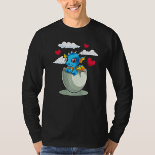Mythical Creature Fantasy Animal Heart Cute Dragon T-Shirt