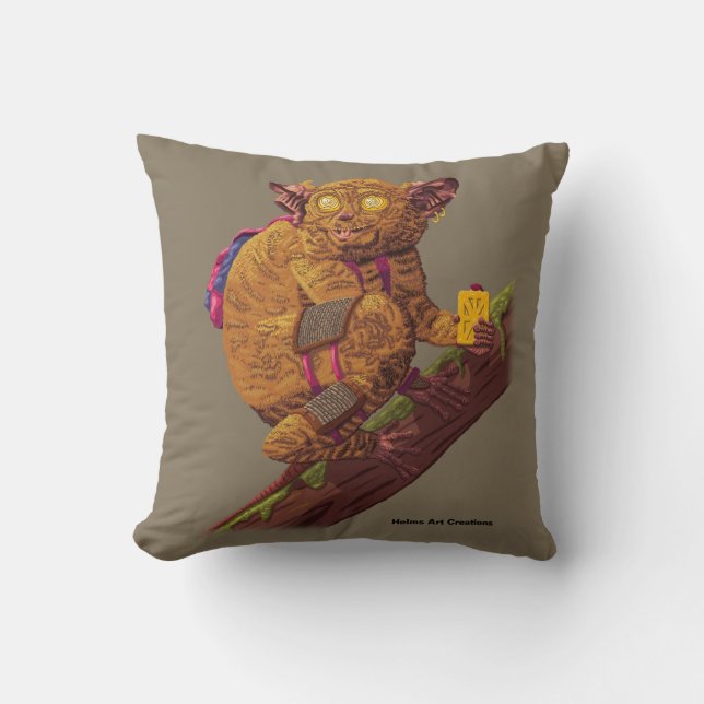 Mythical Creature Forest Primate Fantasy Art Image Cushion (Front)