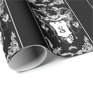 Mythical creature gothic monster wrapping paper