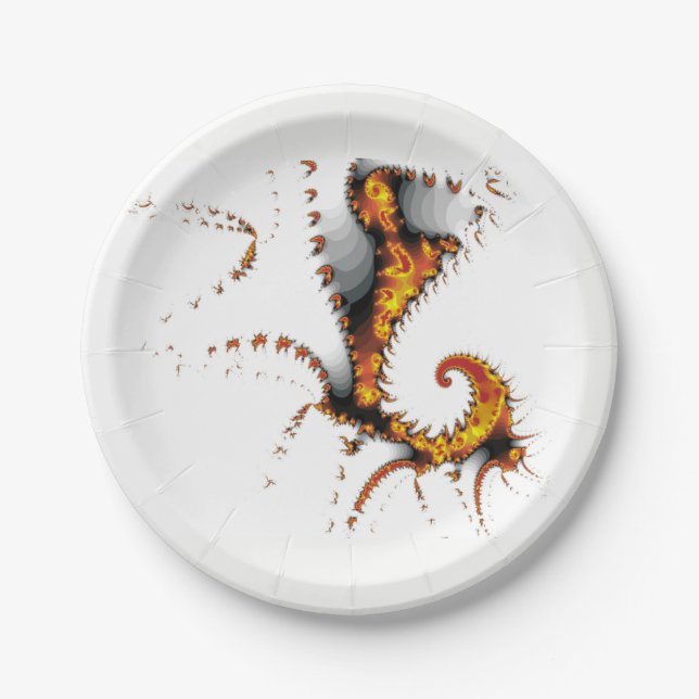 MYTHICAL CREATURES PAPER PLATE (Front)